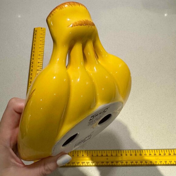 IKEA Kuperad Ceramic Banana Bunch Fruit Pottery RARE Collectible Discont… - Picture 6 of 11